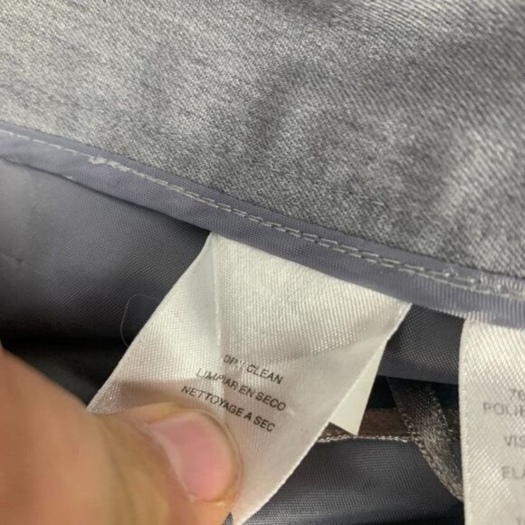 Anne Klein Womens Gray A-Line Skirt Size 14P Polyester Blend - Picture 4 of 6